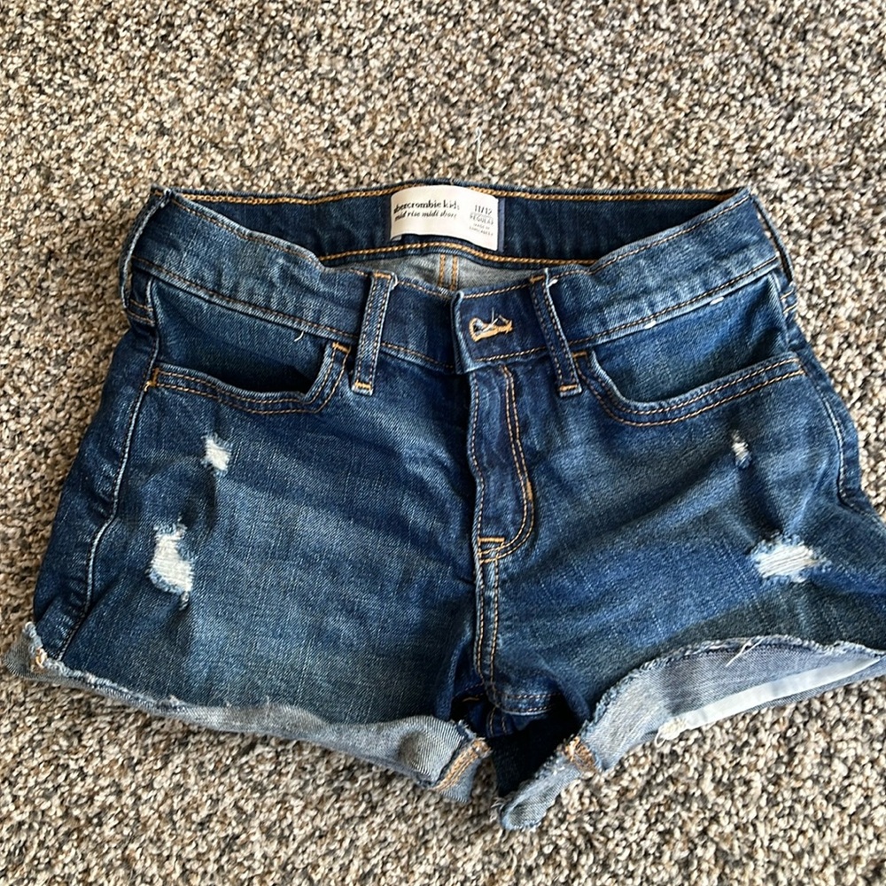 Abercrombie Kids jeans shorts 11/12